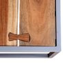 Two Piece Coffee Table Set Solid Acacia Wood Image 7