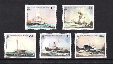 1987 Alderney Shipwrecks Commemorative Stamp Mint Never Hinged (MNH)