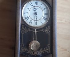 Wm Widdop grandfather clock in working order