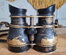 WWII British RAF Airborne Night Use Field Binoculars