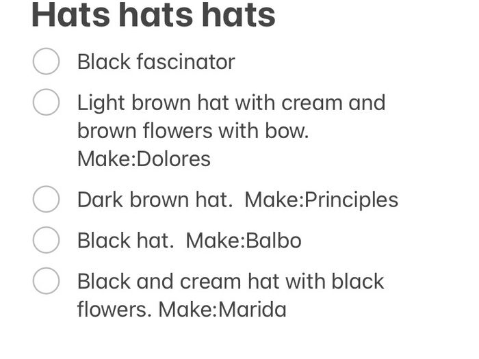hats