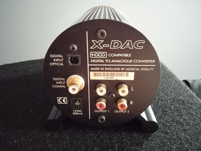 musical fidelity x - DAC for digital cd dvd optical coaxial converter to analog rca stereo audio hifi system