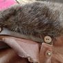 Ladies Brown Jacket detachable collar Size 10 Image 5