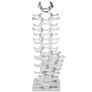 Wine Rack Aluminium Silver 27 Bottles Image 3