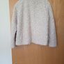 Ladies beige boucle style jacket uk 10 Image 10