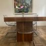 Magnificent Very Solid 6Ft Wooden Kitchen Dining Table - Can Deliver Image 3