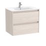 Roca wall hung 600 unit and basin multiple colours 585x Image 2