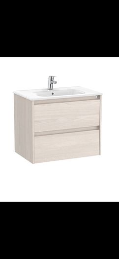 Roca wall hung 600 unit and basin multiple colours 585x