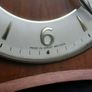 Vintage Smiths Art Deco Wooden Mantle Clock Arabic numerals and chapter dial. (in working order) Image 6