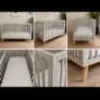 baby cot & new mattress BRAND NEW Image 2