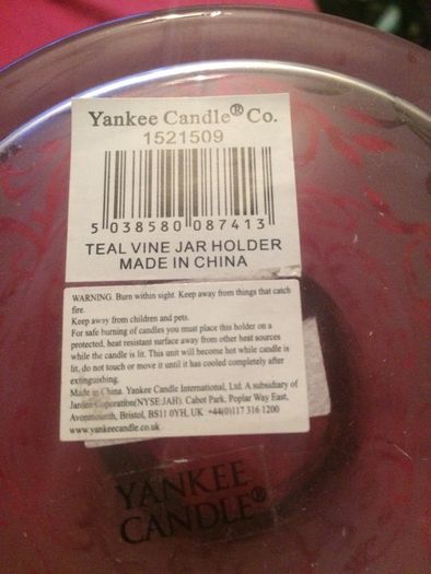 Yankee hurricane candle holder