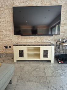 Marble top table n chairs n cabinets