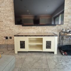 Marble top table n chairs n cabinets