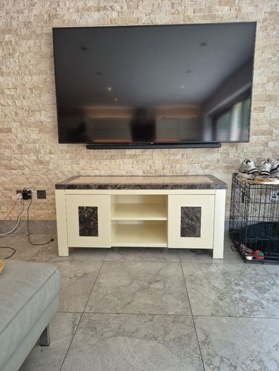 Marble top table n chairs n cabinets