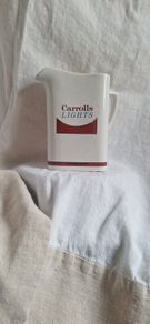 Vintage Carrolls Lights Water Jug.