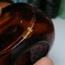 60 - Vintage 4oz Bovril Dark Brown Glass Embossed Letters Jar Image 6