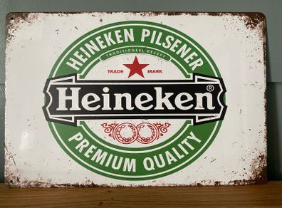 Heineken Tin Metal Sign