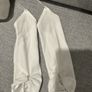 Communion dress size 128 + silk crop jacket + fleece crop jacket + gloves + handbag Image 6