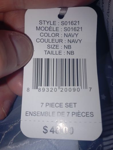 baby NB 7 PCE set