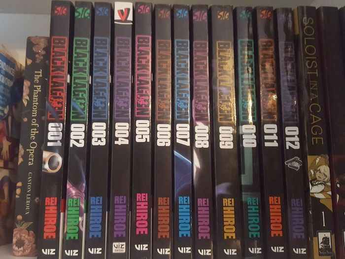 Black Lagoon Manga Volumes 1-12 COMPLETE English Set by Rei Hiroe