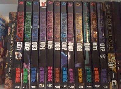 Black Lagoon Manga Volumes 1-12 COMPLETE English Set by Rei Hiroe