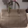 Grey/taupe Darwin Leather satchel Image 4