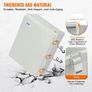 Outdoor Electrical Junction Box, 350 x 250 x 150 mm, ABS Plastic Electrical Enclosure Box with Hinged Cover Stainless Steel Latch, Image 3