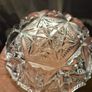 Vintage Heavy Crystal Glass Ashtray Image 4