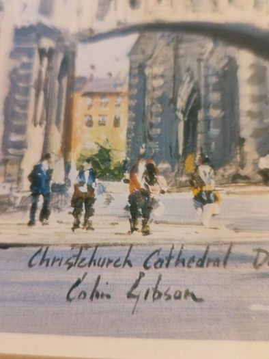 Lovely  christ church dublin framed print by colin gibson