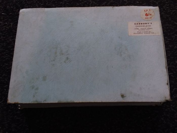 Antique/Vintage - Cadbury's Cardboard Chocolates Box - Dublin