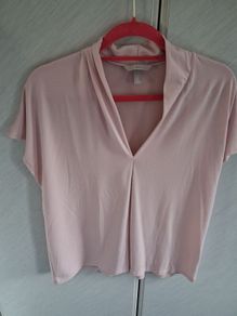 H an M dusty pink top
