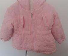 New baby girl jacket with fleece lining .Never worn