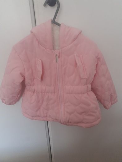 New baby girl jacket with fleece lining .Never worn