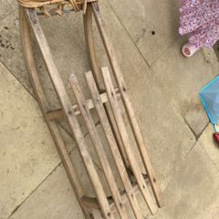 Wooden sled