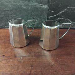 Monarchy Plate Pair of Jugs