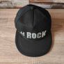 Trussardi Jeans Black Flat Peak Glitter Lettering Baseball Logo Hat Cap Image 3