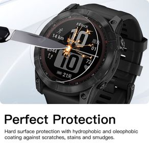 9H Premium Tempered Glass For Garmin Fenix 6 Pro Smart Watch Clear HD Screen Protector Film Accessories