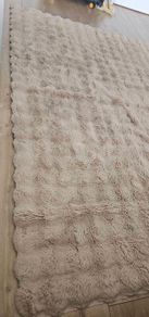 Carpet faux rabbit fur