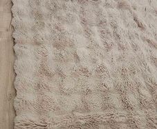 Carpet faux rabbit fur