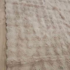 Carpet faux rabbit fur