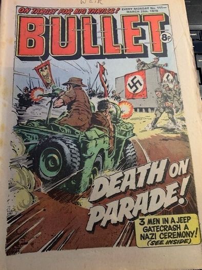 Bullet Comics - Issues 105,108,111-115- DC Thomson -Vintage UK Comics