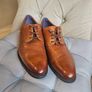 Ted Baker Mens Brown Leather Dress Shoes Image 5