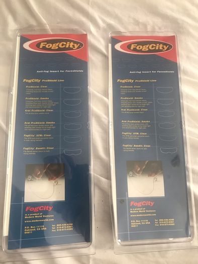 X2 brand new anti-fog shields inserts for your motorcycle or car racing helmet