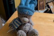 Me to You Tatty Teddy bear with hat and scarf
