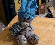 Me to You Tatty Teddy bear with hat and scarf