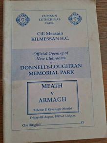 Gaa Pitch Opening Kilmessan Gaa Meath V Armagh 1989