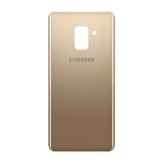 Samsung Galaxy A8 2018 A530 Battery Back Cover Rear Glass Panel Gold & Adhesive - FHT43SMBK