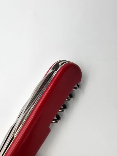 Vintage Elinox Victorinox Discontinued Model with Advertising Metal inlay Collectable Swiss Army Knife 1980s