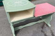 Vintage upcycled Telephone Table