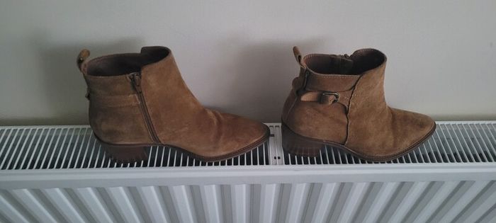 Suede ankle boots
